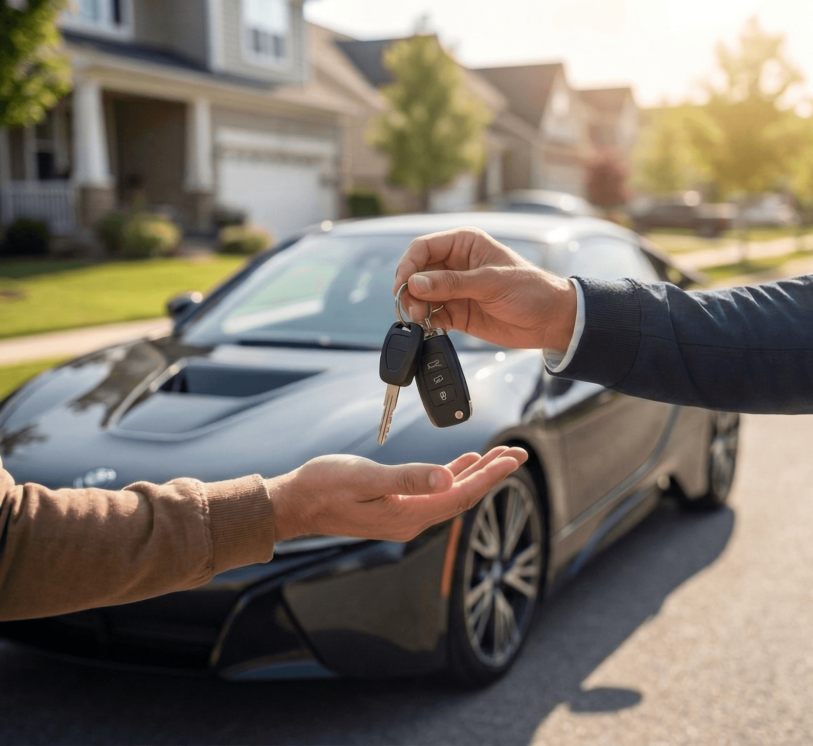 Sculptural metallic ribbon artwork