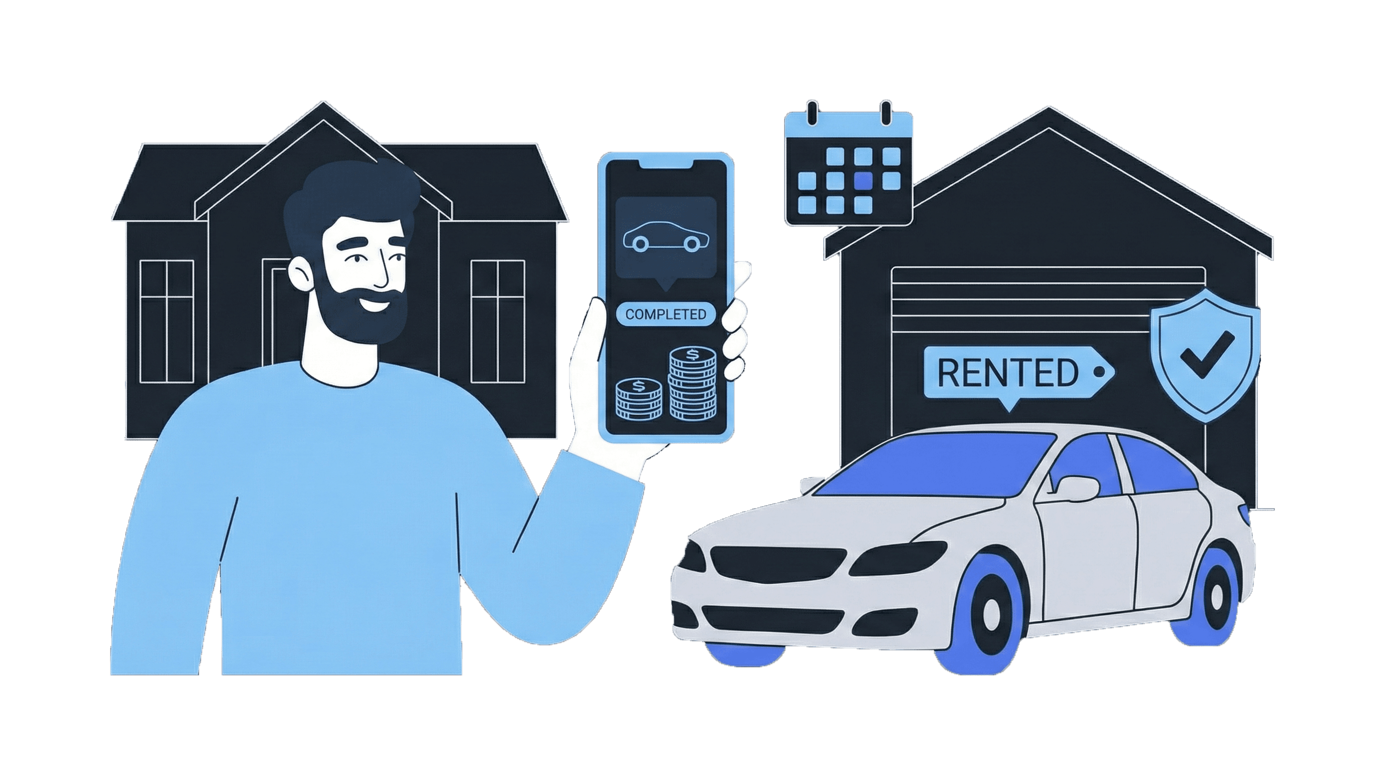 Person sharing their personal car on Rentify