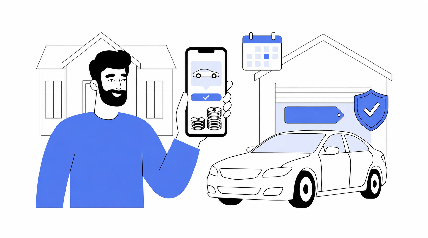 Persoana care își oferă mașina personală pe Rentify