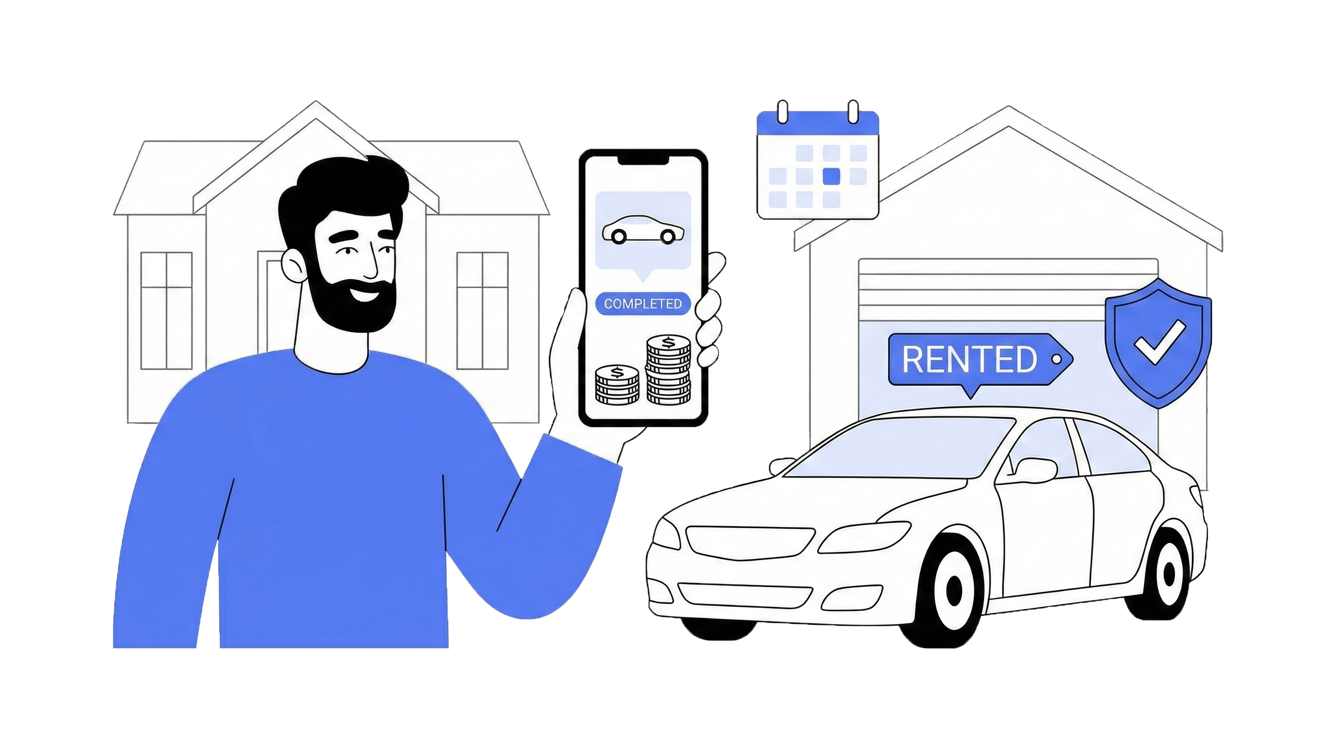 Person sharing their personal car on Rentify